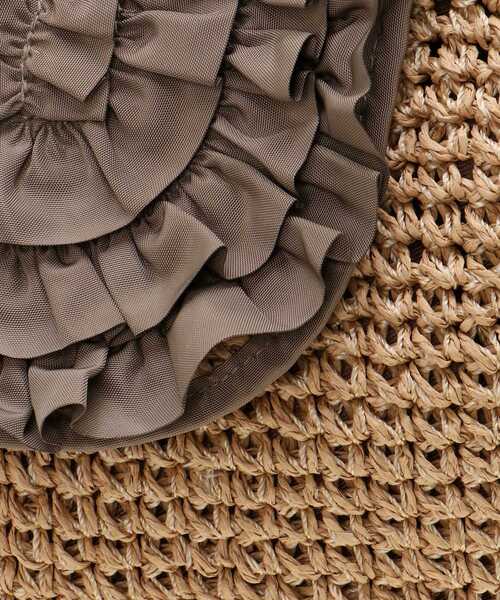 le.coeur blanc（ルクールブラン）の「フリルフラップクロッシェトート（トートバッグ・レディース・ブラック/ブラウン・FREE）」の21枚目の写真