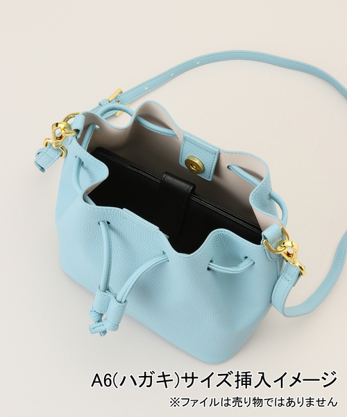 Simplicite（サンプリシテ）の「SINBONO/シンボノ Kate Bucket Bag（ショルダーバッグ・レディース・スカイブルー/ブラック/オレンジ系その他/ピンク系その他/ホワイト系その他/ラベンダー/サファリグリーン/ライトグリーン・FREE）」の9枚目の写真