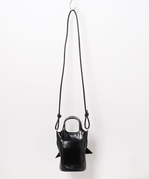 LANVIN en Bleu（ランバンオンブルー）の「リュバン ショルダーバッグ（ショルダーバッグ・レディース・ブラック/ワイン/シルバー・FREE）」の4枚目の写真