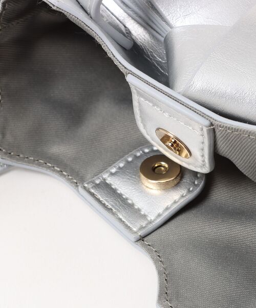 LANVIN en Bleu（ランバンオンブルー）の「リュバン ショルダーバッグ（ショルダーバッグ・レディース・ブラック/ワイン/シルバー・FREE）」の8枚目の写真