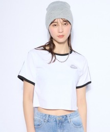 ワンポイント 半袖リンガーTシャツ