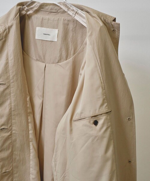 最終値引き‼️TODAYFUL Nylon Soutiencollar Coat TODAYFUL/トゥデイフル】Nylon Soutiencollar Coat/ナイロン