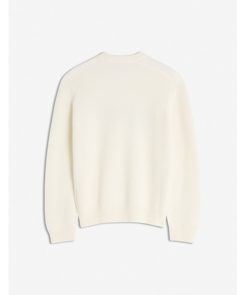 セール】KITSUNE VARSITY EMBROIDERED MESH JUMPER（ニット