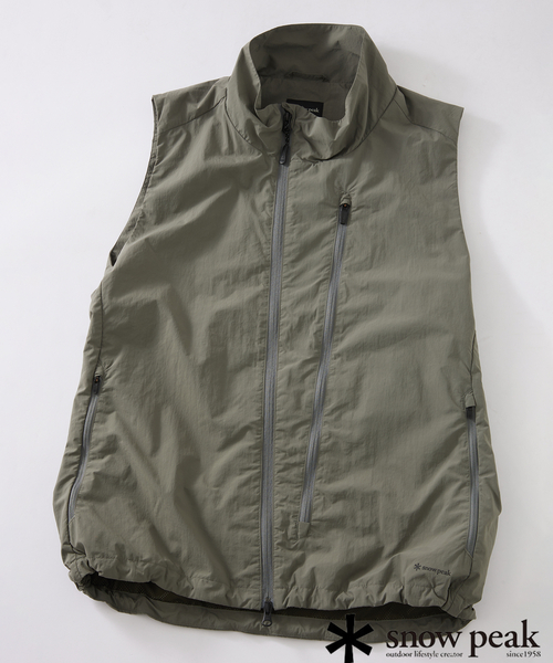 セール】SNOWPEAK / スノーピーク 別注 Nylon Tussah VEST（T