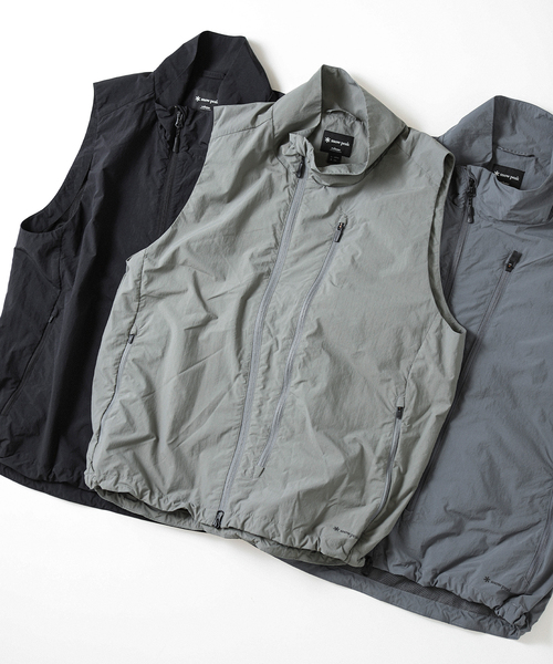 セール】SNOWPEAK / スノーピーク 別注 Nylon Tussah VEST（T