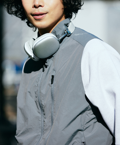 Snow Peak(スノーピーク)の「SNOWPEAK / スノーピーク 別注 Nylon Tussah VEST(Tシャツ/カットソー・メンズ・チャコールグレー/ブラック/カーキ・LARGE/MEDIUM)」の15枚目の写真