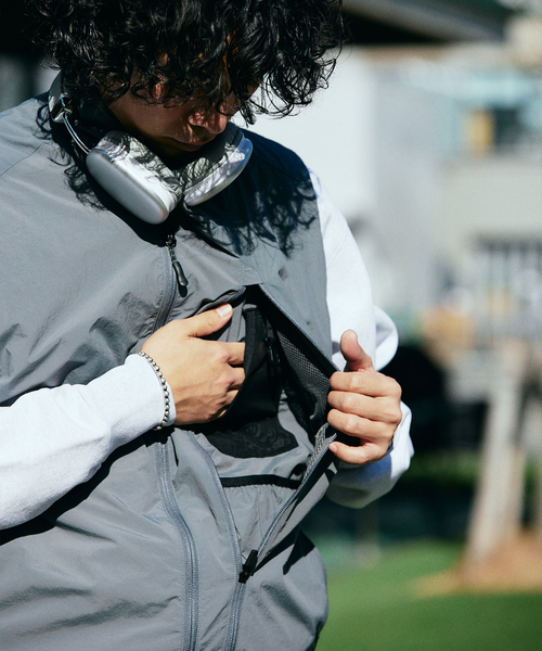 セール】SNOWPEAK / スノーピーク 別注 Nylon Tussah VEST（T
