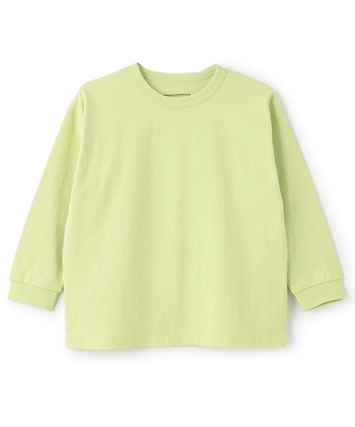 and D. petit main(アンドディープティマイン)の「【365D.】アソートプリント袖リブワイドロンT(Tシャツ/カットソー・キッズ・ホワイト系その他/オレンジ/ライム/ピンク/ブラック/ホワイト/ベージュ/ネイビー・150cm/140cm/130cm/120cm/110cm/90cm/100cm)」の5枚目の写真