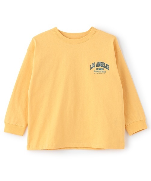 and D. petit main(アンドディープティマイン)の「【365D.】アソートプリント袖リブワイドロンT(Tシャツ/カットソー・キッズ・ホワイト系その他/オレンジ/ライム/ピンク/ブラック/ホワイト/ベージュ/ネイビー・150cm/140cm/130cm/120cm/110cm/90cm/100cm)」の8枚目の写真