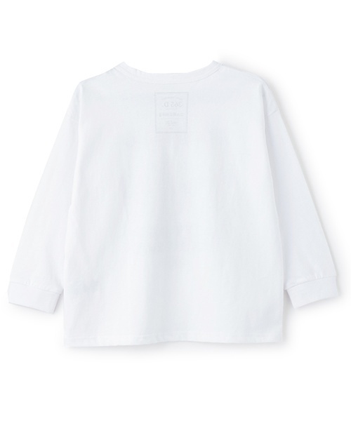 and D. petit main(アンドディープティマイン)の「【365D.】アソートプリント袖リブワイドロンT(Tシャツ/カットソー・キッズ・ホワイト系その他/オレンジ/ライム/ピンク/ブラック/ホワイト/ベージュ/ネイビー・150cm/140cm/130cm/120cm/110cm/90cm/100cm)」の18枚目の写真