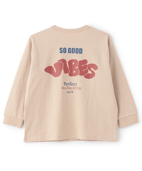 and D. petit main(アンドディープティマイン)の「【365D.】アソートプリント袖リブワイドロンT(Tシャツ/カットソー・キッズ・ホワイト系その他/オレンジ/ライム/ピンク/ブラック/ホワイト/ベージュ/ネイビー・150cm/140cm/130cm/120cm/110cm/90cm/100cm)」の20枚目の写真