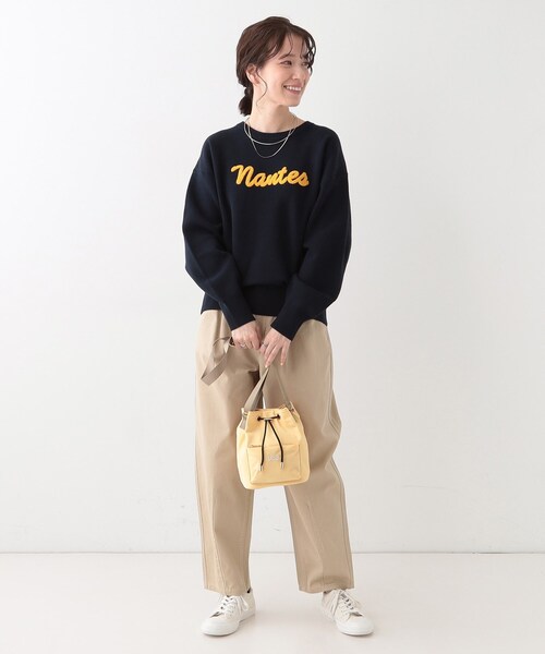 Lee（リー）の「【Lee別注】巾着ショルダーバッグ（ショルダーバッグ・レディース・ナチュラル/ブラック/イエロー/グレー・00）」の22枚目の写真