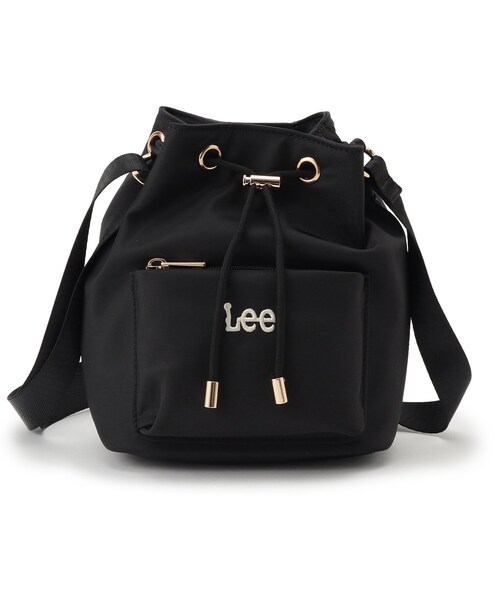 Lee（リー）の「【Lee別注】巾着ショルダーバッグ（ショルダーバッグ・レディース・ナチュラル/ブラック/イエロー/グレー・00）」の19枚目の写真