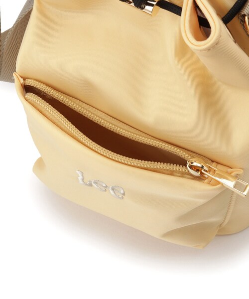 Lee（リー）の「【Lee別注】巾着ショルダーバッグ（ショルダーバッグ・レディース・ナチュラル/ブラック/イエロー/グレー・00）」の5枚目の写真