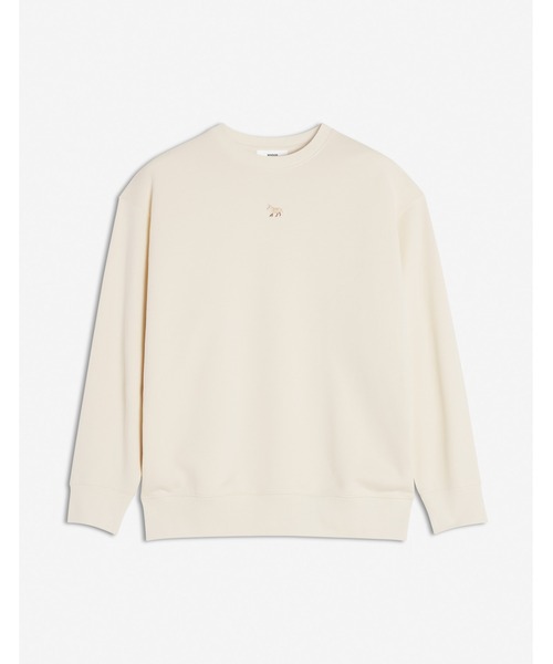 Maison Kitsune(メゾンキツネ)の「BABY FOX PATCH OVERSIZE SWEATSHIRT(スウェット・レディース・アイボリー・XL/L/M/S/XS)」の1枚目の写真