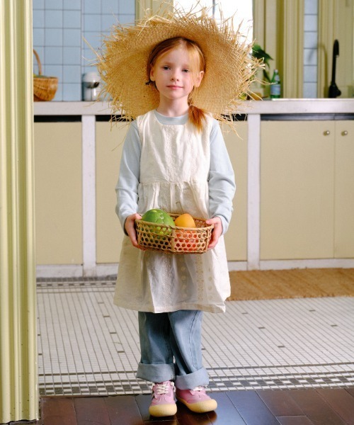 TOPSTAR（トップスター）の「KIDS TOPSTAR サイドラインゴム紐U型マジックテープキッズスニーカー（スニーカー・キッズ・ブラウン/ピンク/グリーン・30inch/28inch/31inch/29inch/24inch/26inch/27inch）」の9枚目の写真