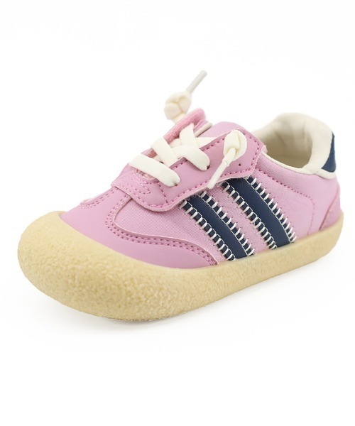 TOPSTAR（トップスター）の「KIDS TOPSTAR サイドラインゴム紐U型マジックテープキッズスニーカー（スニーカー・キッズ・ブラウン/ピンク/グリーン・30inch/28inch/31inch/29inch/24inch/26inch/27inch）」の14枚目の写真