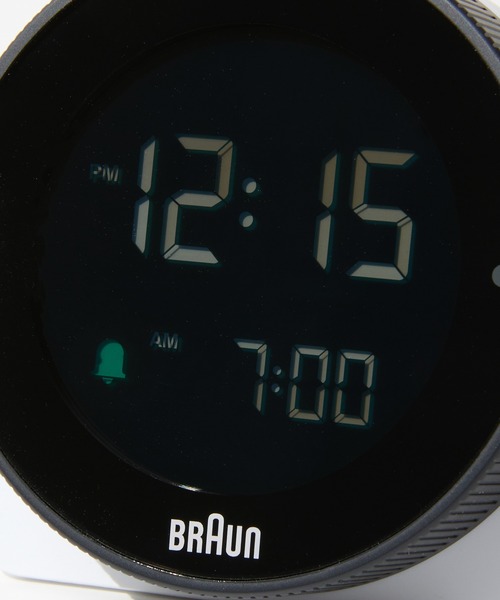 BRAUN（ブラウン）の「BRAUN DIGITAL CLOCK ブラウン デジタル クロック 置時計（置時計・レディース・ホワイト/ブラック・FREE）」の4枚目の写真