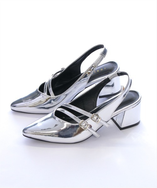 clear（クリア）の「《再入荷》ポインテッドトゥミュール（パンプス・レディース・ブラック/シルバー/レッド/ピンク・M/L）」の20枚目の写真