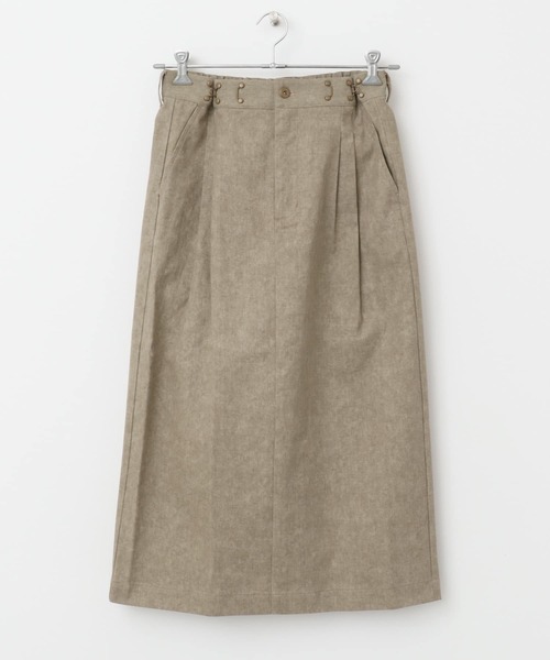 ITEMS URBANRESEARCH(アイテムズ アーバンリサーチ)の「ウエストタックスカート(スカート・レディース・ベージュ/グレー/ホワイト系その他・FREE)」の17枚目の写真