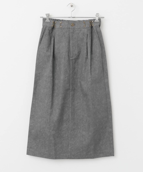 ITEMS URBANRESEARCH(アイテムズ アーバンリサーチ)の「ウエストタックスカート(スカート・レディース・ベージュ/グレー/ホワイト系その他・FREE)」の18枚目の写真