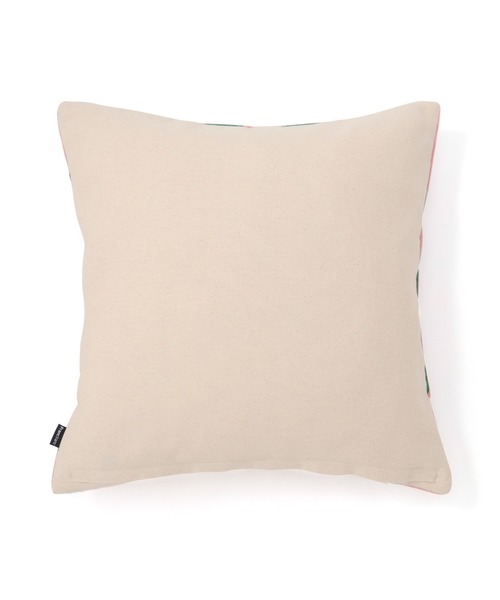 Francfranc（フランフラン）の「ベルベットウェーブ クッションカバー 450×450 ピンク×グリーン（027）（クッション/クッションカバー・レディース・ピンク・FREE）」の2枚目の写真