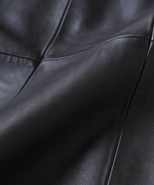 NANO universe（ナノユニバース）の「｢ASSEMBLANC｣ラムナッパレザージレ（ベスト・メンズ・ブラウン・M/L）」の19枚目の写真