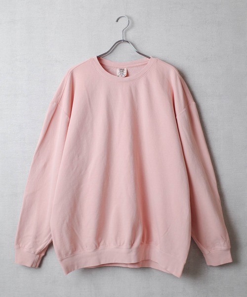comfort colors(コンフォートカラーズ)の「【COMFORT COLORS】Garment Dyed 6.4oz Lightweight Crewneck Sweatshirt ガーメントダイ 6.4オンス ライトウェイト クルーネック スウェットシャツ【COMFORT-2】(スウェット・メンズ・ブルー/スミクロ/ピンク/アイボリー・LARGE/X-LARGE/MEDIUM/SMALL)」の4枚目の写真