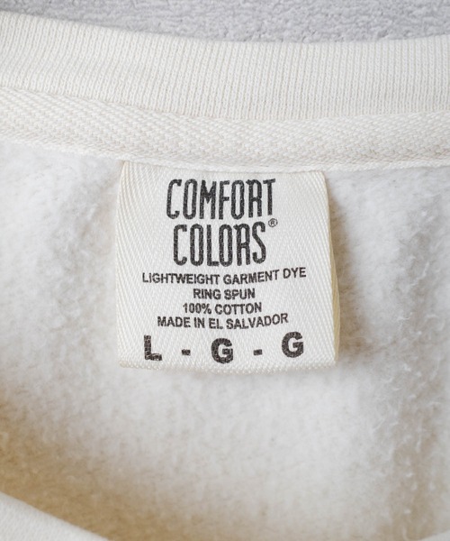 comfort colors(コンフォートカラーズ)の「【COMFORT COLORS】Garment Dyed 6.4oz Lightweight Crewneck Sweatshirt ガーメントダイ 6.4オンス ライトウェイト クルーネック スウェットシャツ【COMFORT-2】(スウェット・メンズ・ブルー/スミクロ/ピンク/アイボリー・LARGE/X-LARGE/MEDIUM/SMALL)」の7枚目の写真