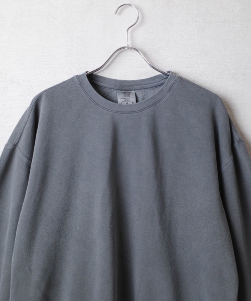 comfort colors(コンフォートカラーズ)の「【COMFORT COLORS】Garment Dyed 6.4oz Lightweight Crewneck Sweatshirt ガーメントダイ 6.4オンス ライトウェイト クルーネック スウェットシャツ【COMFORT-2】(スウェット・メンズ・ブルー/スミクロ/ピンク/アイボリー・LARGE/X-LARGE/MEDIUM/SMALL)」の20枚目の写真