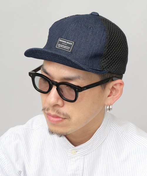 アミパリス　キャップ　ネイビー ネイビー（紺）系 AMI PARIS(アミ パリス) 帽子(メンズ) - 海外