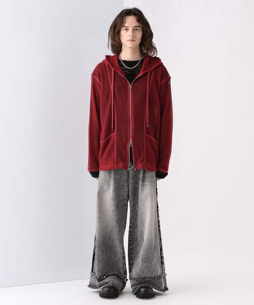 HARE OVERメッシュZIPパーカー OVERメッシュZIPパーカー(HARE)（パーカー）｜HARE（ハレ）の