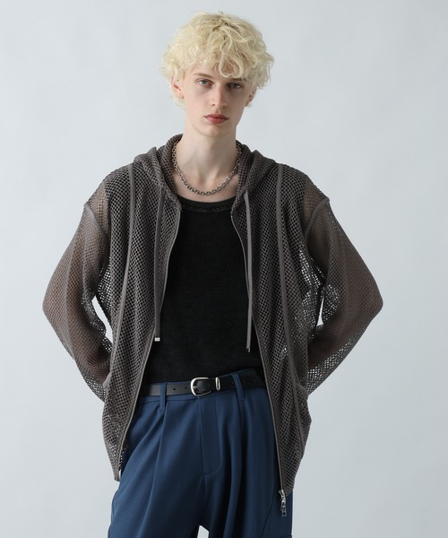 HARE OVERメッシュZIPパーカー OVERメッシュZIPパーカー(HARE)（パーカー）｜HARE（ハレ）の