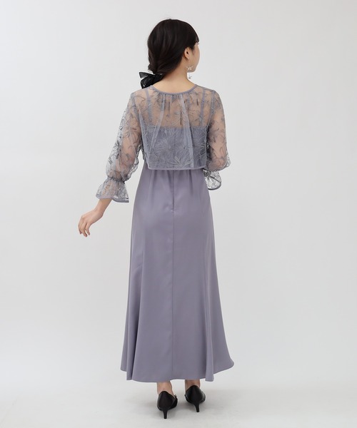 TRUDEA（トルディア）の「線描刺繍ボレロ×キャミワンピース（ドレス・レディース・ベージュ/ミント/ブルー・MEDIUM/LARGE）」の21枚目の写真