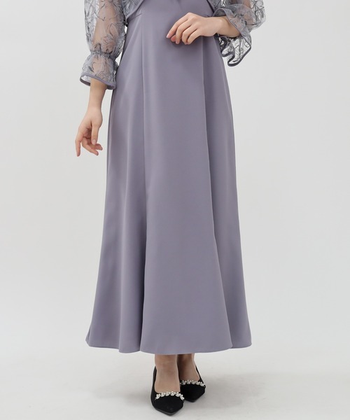 TRUDEA（トルディア）の「線描刺繍ボレロ×キャミワンピース（ドレス・レディース・ベージュ/ミント/ブルー・MEDIUM/LARGE）」の6枚目の写真