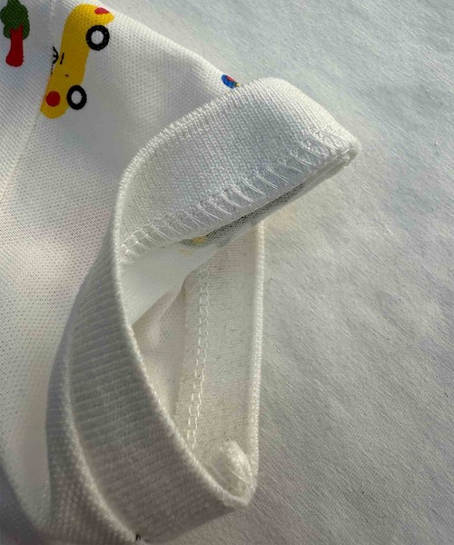 aimoha（アイモハ）の「【aimoha-KIDS-】乗り物柄ポロシャツ（ポロシャツ・キッズ・グレー/ホワイト・90/100/110/120/130）」の9枚目の写真