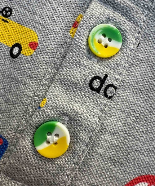 aimoha（アイモハ）の「【aimoha-KIDS-】乗り物柄ポロシャツ（ポロシャツ・キッズ・グレー/ホワイト・90/100/110/120/130）」の11枚目の写真