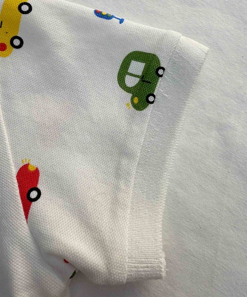 aimoha（アイモハ）の「【aimoha-KIDS-】乗り物柄ポロシャツ（ポロシャツ・キッズ・グレー/ホワイト・90/100/110/120/130）」の16枚目の写真