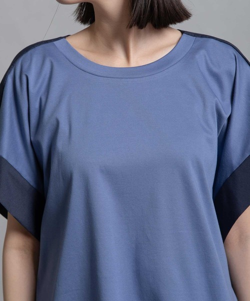 MARECHAL TERRE（マルシャルテル）の「スクエアトップス（Tシャツ/カットソー・レディース・ブラック/ブルー/ホワイト/ライトグレー・MEDIUM）」の8枚目の写真