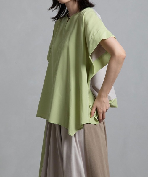 MARECHAL TERRE（マルシャルテル）の「スクエアトップス（Tシャツ/カットソー・レディース・ブラック/ブルー/ホワイト/ライトグレー・MEDIUM）」の19枚目の写真