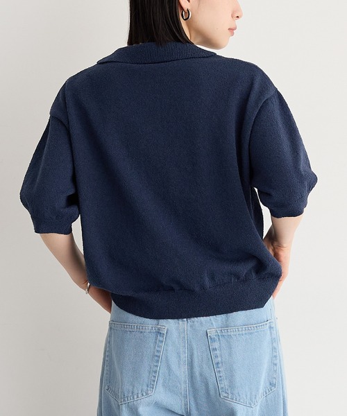 ハーフスリーブニットポロ【サスティナブル】（ポロシャツ）｜for/c