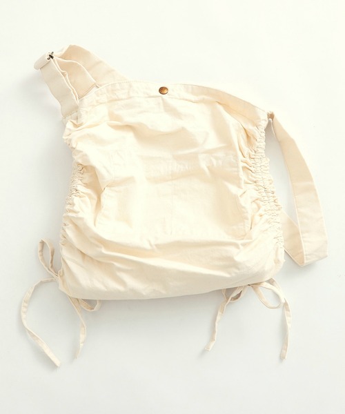 Lee(リー)の「シャーリングバッグ(ショルダーバッグ・レディース・アイボリー/ダークインディゴブルー/ライトインディゴブルー・FREE)」の7枚目の写真