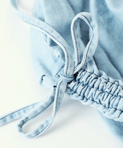 Lee(リー)の「シャーリングバッグ(ショルダーバッグ・レディース・アイボリー/ダークインディゴブルー/ライトインディゴブルー・FREE)」の14枚目の写真