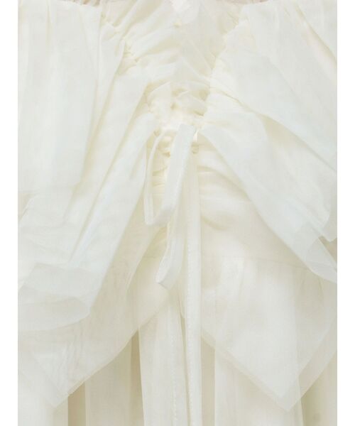 dazzlin（ダズリン）の「スクエアフリルペプラムブラウス（シャツ/ブラウス・レディース・オフホワイト/ブルー/アイボリー/ブラウン/オレンジ・FREE）」の20枚目の写真