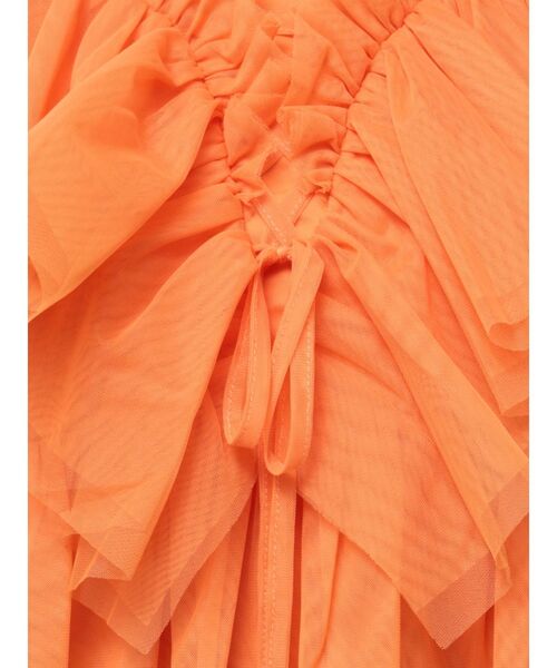 dazzlin（ダズリン）の「スクエアフリルペプラムブラウス（シャツ/ブラウス・レディース・オフホワイト/ブルー/アイボリー/ブラウン/オレンジ・FREE）」の21枚目の写真