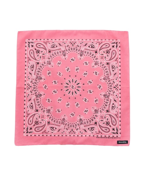 SEA（シー）の「Seavalley バンダナ（ストール/ショール・レディース・グリーン/ピンク/ブラウン/ブルー/ブラック・ONE SIZE）」の5枚目の写真