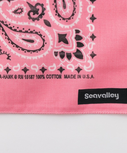 SEA（シー）の「Seavalley バンダナ（ストール/ショール・レディース・グリーン/ピンク/ブラウン/ブルー/ブラック・ONE SIZE）」の6枚目の写真