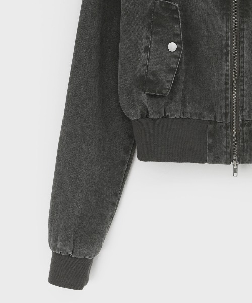BLACKUP（ブラックアップ）の「[MADE] フンプコットンウォッシュフードジャンパー（ブルゾン・レディース・チャコール/ダークベージュ・FREE）」の20枚目の写真