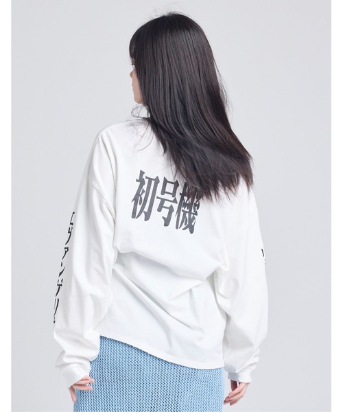 Little sunny bite(リトルサニーバイト)の「/evangelion x little sunny bite / long tee(Tシャツ/カットソー・メンズ・ブラック/ピンク/ホワイト・MEDIUM/SMALL)」の5枚目の写真