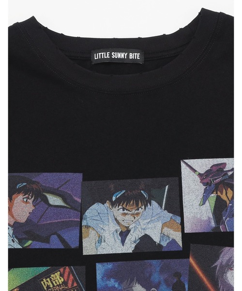 Little sunny bite(リトルサニーバイト)の「/evangelion x little sunny bite / long tee(Tシャツ/カットソー・メンズ・ブラック/ピンク/ホワイト・MEDIUM/SMALL)」の18枚目の写真